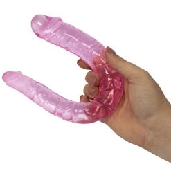 Best Sale 🤩 Bondara Crystal Clear Pink Double Ended Dildo - 11.5 Inch 🤩 -Sex toys Shop unnamed file 1059