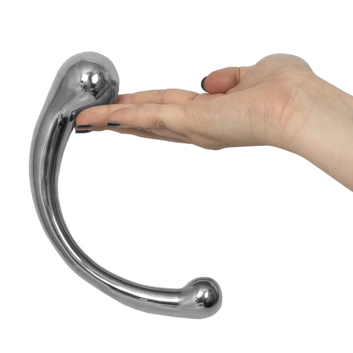 Best Pirce π― Hot Hardware Stainless Steel Curved Dildo - 8 Inch π 4 Best Pirce π― Hot Hardware Stainless Steel Curved Dildo - 8 Inch π - Image 4