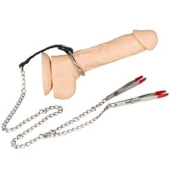 Best Pirce 😀 Bondara Stainless Steel Tweezer Nipple Clamps And Cock Ring 🎁