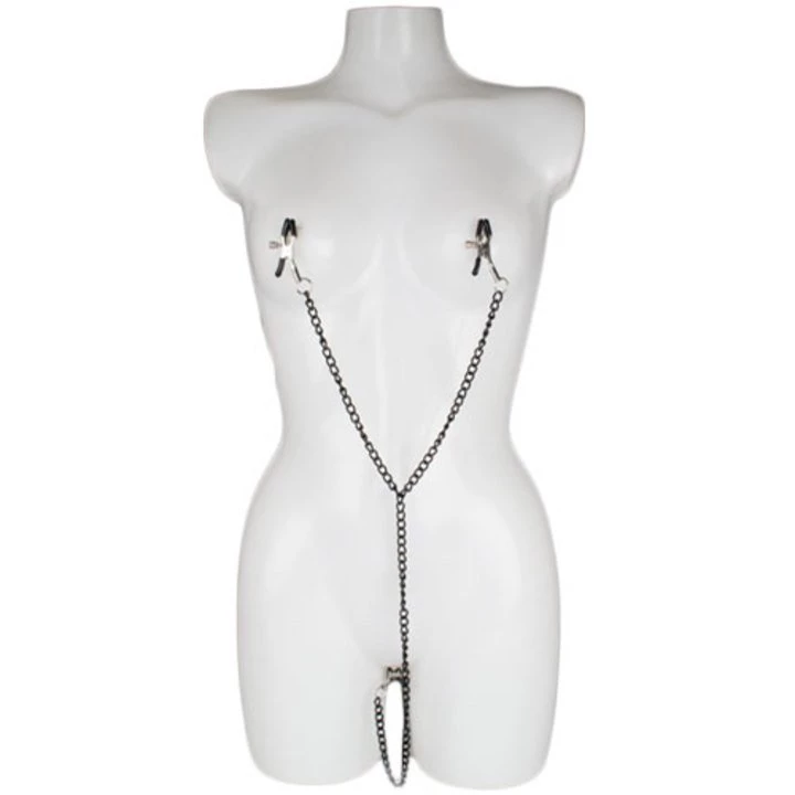 Best Sale π Bondara Black Chain Nipple And Clit Clamps β¨ 2 Best Sale π Bondara Black Chain Nipple And Clit Clamps β¨ - Image 2