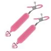 Outlet 💯 Bondara Sweet Love Pink Vibrating Nipple Clamps 👍