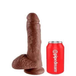 Discount 🥰 Pipedream King Cock Dark Tone Ballsy Dildo - 7, 9 Or 10 Inch 👏 -Sex toys Shop unnamed file 596