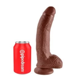Discount 🥰 Pipedream King Cock Dark Tone Ballsy Dildo - 7, 9 Or 10 Inch 👏 -Sex toys Shop unnamed file 597
