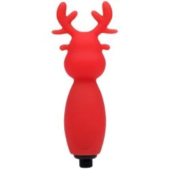 Brand new 🔥 Bondara Get Sleighed Red Silicone Reindeer Bullet Vibrator 😉
