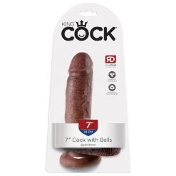 Discount 🥰 Pipedream King Cock Dark Tone Ballsy Dildo - 7, 9 Or 10 Inch 👏 -Sex toys Shop unnamed file 602