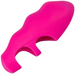 Coupon π― Bondara Pink Silicone Ridged Finger Vibrator π