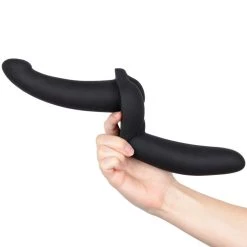 Cheap ✨ Bondara Lady Lumps Black Silicone Double Strapless Strap-On ❤️ -Sex toys Shop unnamed file 711