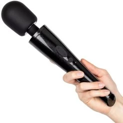 Outlet 🧨 Bondara Black Glitter 10 Function Rechargeable Wand Vibrator 🎉 -Sex toys Shop unnamed file 720