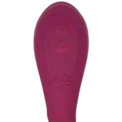Flash Sale 🤩 Bondara Tap That Burgundy 15 Function Dual Ended Tapping Vibrator 🎉 -Sex toys Shop unnamed file 74