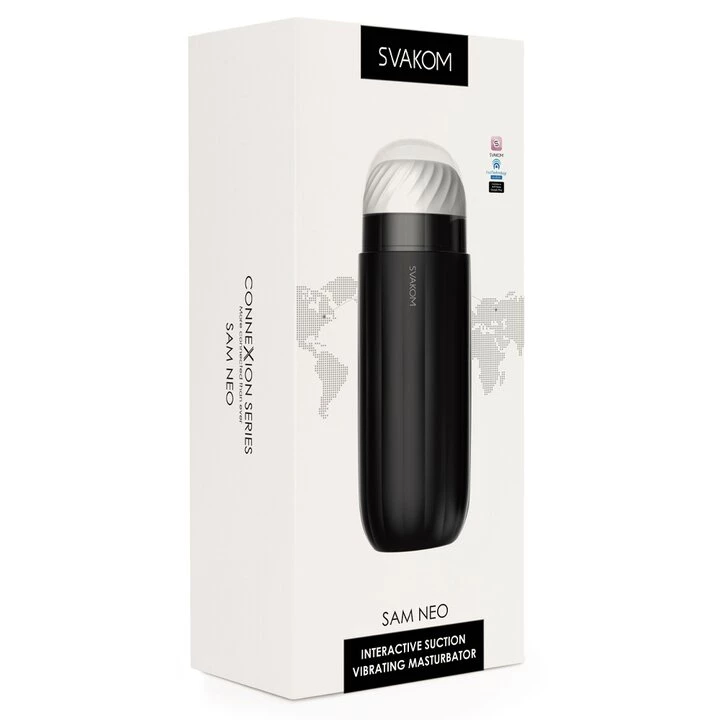 Flash Sale π Svakom Sam Neo 5 Function App Control Suction Vibrating Masturbator π₯ 5 Flash Sale π Svakom Sam Neo 5 Function App Control Suction Vibrating Masturbator π₯ - Image 5