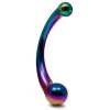 Wholesale 🎁 Hot Hardware Spectrum Rainbow Stainless Steel Dual Dildo ? 8 Inch ⌛