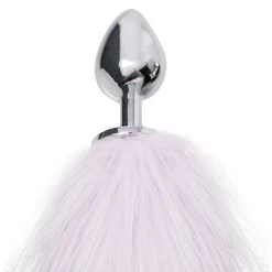 Deals 😍 Kinky Tails Vixen Purple Faux Fur Stainless Steel Tail Butt Plug 🎁 -Sex toys Shop unnamed file 996